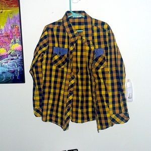 Plaid button up